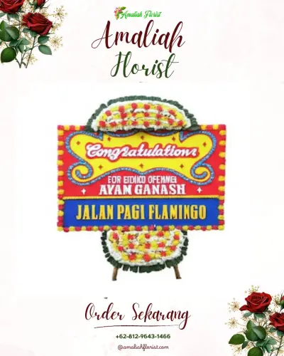 Bunga Papan Congratulation di Koto Pulai